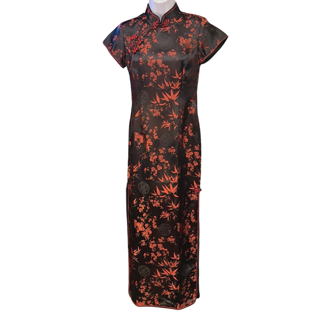 Vintage Binh Thuan Fashion Cheongsam Qipao Dress Oriental Traditional Formal